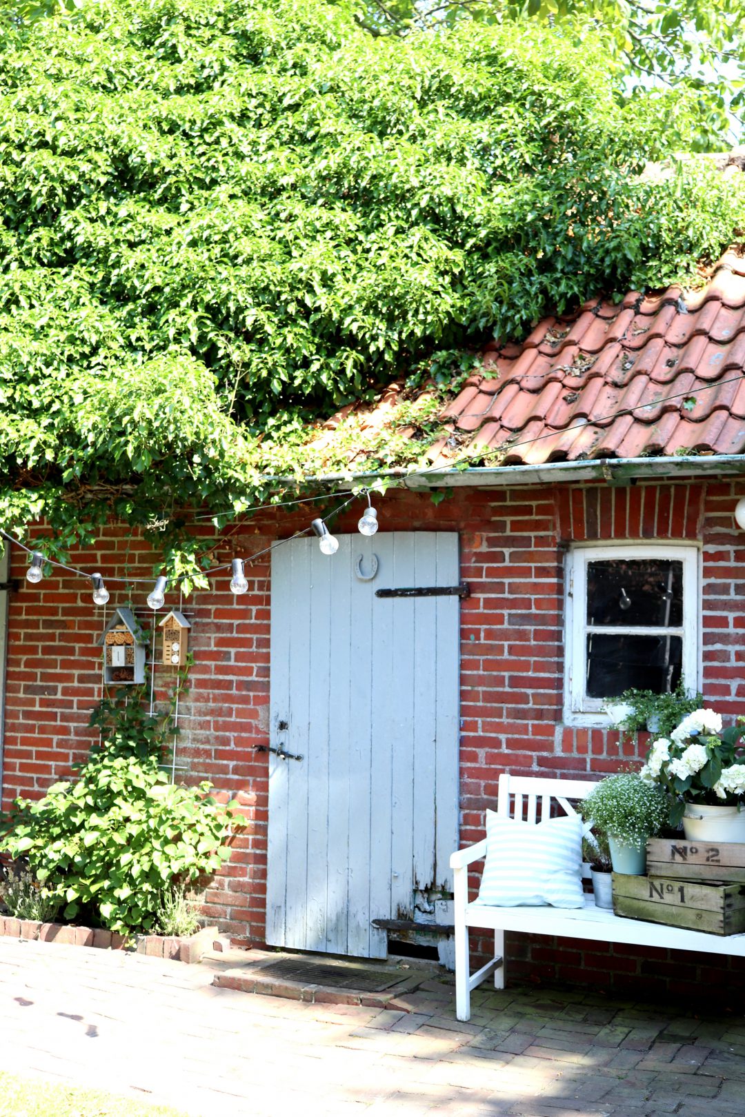 Meine neue Kräuterwand im Garten mit Bondex - Britta Bloggt